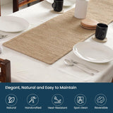 Jute Table Runner 14x72 Inch – Reversible Rustic Farmhouse Burlap Dining Décor