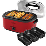 26QT/28QT Electric Roaster with Buffet Server