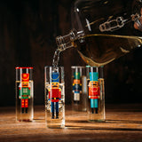 Nutcracker Decanter & Glasses, Set of 5