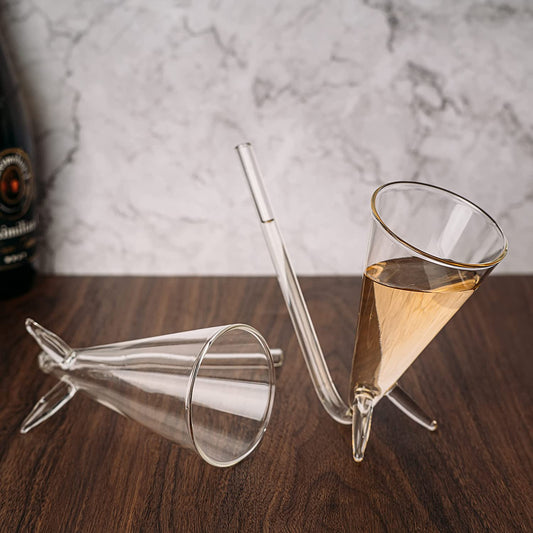 Champagne Shooter - Chug Flutes Guzzler Glasses Unique Gifts