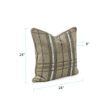 Roper Camel Down Filled 20x20 Pillow