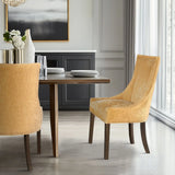 Wholesale [Set of 2] High-Back Upholstered Dining Side Chairs, Gold