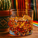 Large Confetti  DOF Glasses – Set of 2- 11oz