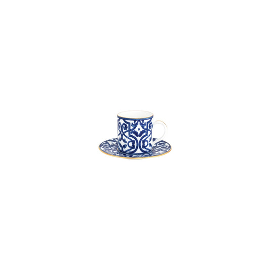 Blue Legacy Espresso Cup & Saucer Set, 3 oz