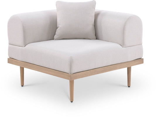 Laguna - Resilient Water Resistant Fabric Upholstered Outdoor Patio Modular Corner Chair