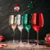 Multicolor 4-Piece Tree Stemless Wine & Water Glasses (Stemmed)