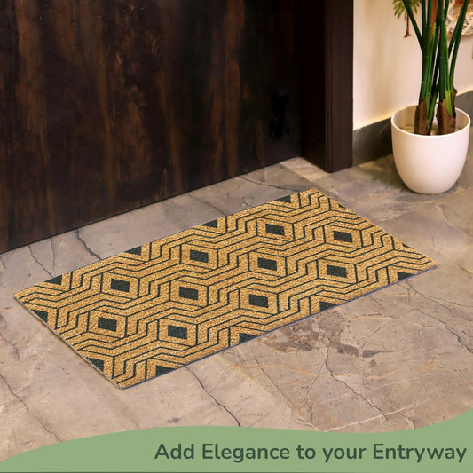 Orion Blue Coir Doormat – Non-Slip Indoor Outdoor Mat