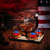 Republican Party Wine & Whiskey Decanter Set