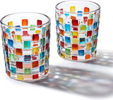 The Wine Savant Artisanal Hand Painted Stained Glass