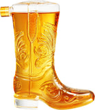 Western Cowboy Boot Whiskey Decanter 27oz