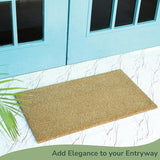 Coir Door Mats Basic Plain - 17X30" Beige