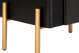 HERIN Modern Nightstand with 2 Storage Drawer