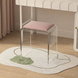 Acrylic End Table Clear Coffee Table with Waterfall Edges