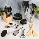 Gibson Home 95-Piece Complete Kitchen Starter Kit - Dinnerware, Cookware, Bakeware, Kitchen Tools