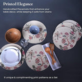 Multi Chintz Braided Cotton Placemat Set of 6