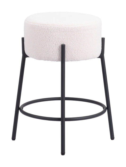 Blanche Counter Stool (Set of 2) Ivory