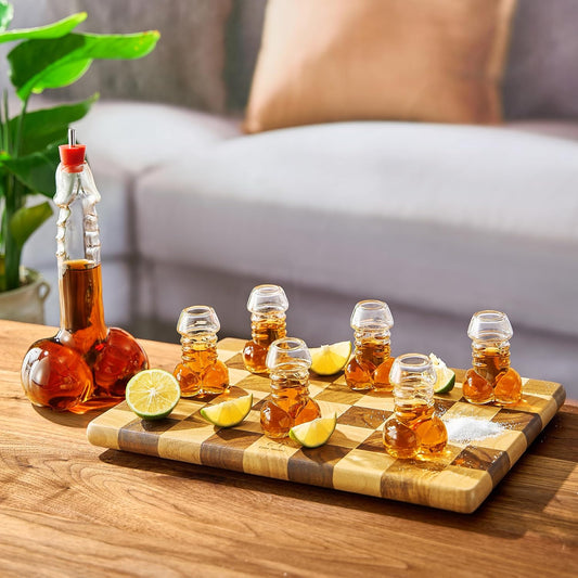 Funny Whiskey Decanter – Unique Glass Decanter for Scotch