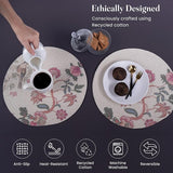 Multi Chintz Braided Cotton Placemat Set of 6