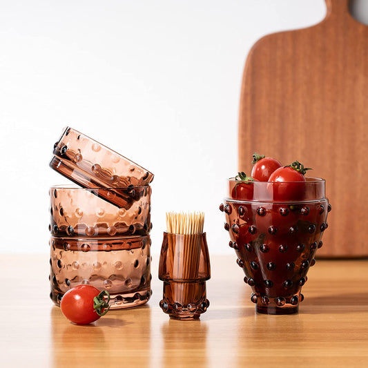 Essential Stacking Bowls & Drinking Glasses, 5 Tier