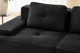 CORDELIA 117" 3-Seater Sofa with 1 Ottoman