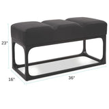 Roma Leather Bench