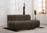 Arc - Boucle Fabric 3 Piece Modular Sofa