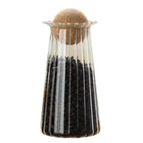 Glass Coffee Storage Jar with Cork Lid Canister