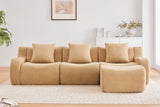 ROMA 115.3" 3-Seater Sofa with 1 Ottoman
