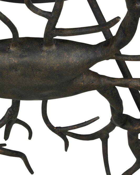 Rainforest Bronze Semi-Flush Mount