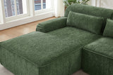 ZELAR 102" Chenille Left Chaise Sofa
