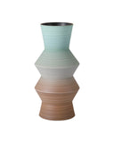 Happy 80's Brown & Pale Blue Vase Set of 2