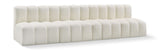 Arc - Faux Leather 4 Seats Modular Sofa