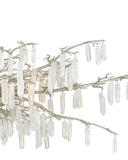 Forest Dawn Silver Chandelier