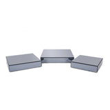 Grigio Mirrored Set of Three Platforms