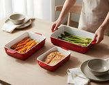 Kook Ceramic Baking Dishes Set of 3