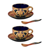 Pasque Hand-Painted Porcelain Cup & Saucer Set