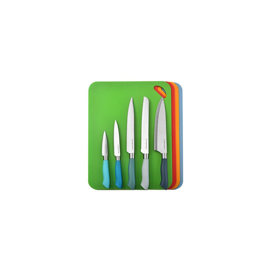 14-Piece Color-Coded Knife & Cutting Board Set