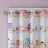 Little Owls Total Blackout Window Curtain (Max Blackout)