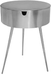 Bali Iron Contemporary Nightstand – Stylish Minimalist Table with Storage Drawer for Any Room