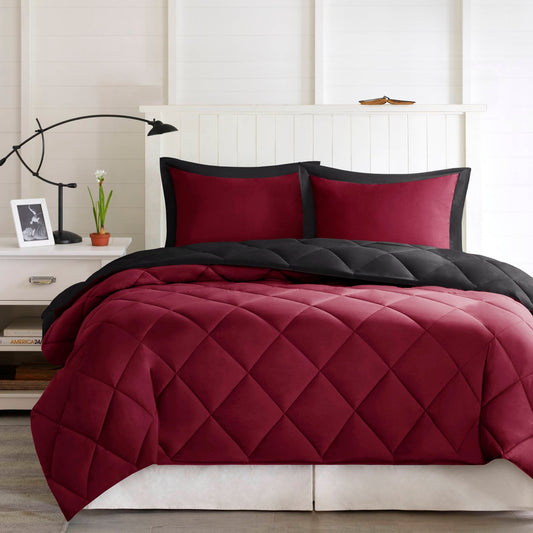 3M Scotchgard Reversible Down Alternative Comforter Set