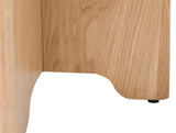 Jasper Counter Stool in Cream Boucle - Stylish Mid Century Design with Solid White Oak Frame