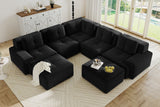 CORDELIA 116" 5-Seater Sectional with 2 Ottomans