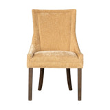 Wholesale [Set of 2] High-Back Upholstered Dining Side Chairs, Gold