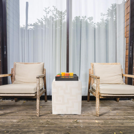 Indoor/Outdoor Universal Cube Syros Natural