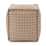 Square Pouf Pyth Gold