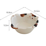 Cute Ceramic Cat Bowl Fruit & Salad Plate