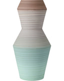 Happy 80's Brown & Pale Blue Vase Set of 2