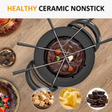 Electric Fondue Pot Set For Cheese & Chocolate