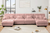 CLOUDIES 173" 4 Seater Sofa with 2 Ottomans