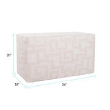 Indoor/Outdoor Universal Bench Syros Natural Cover Only